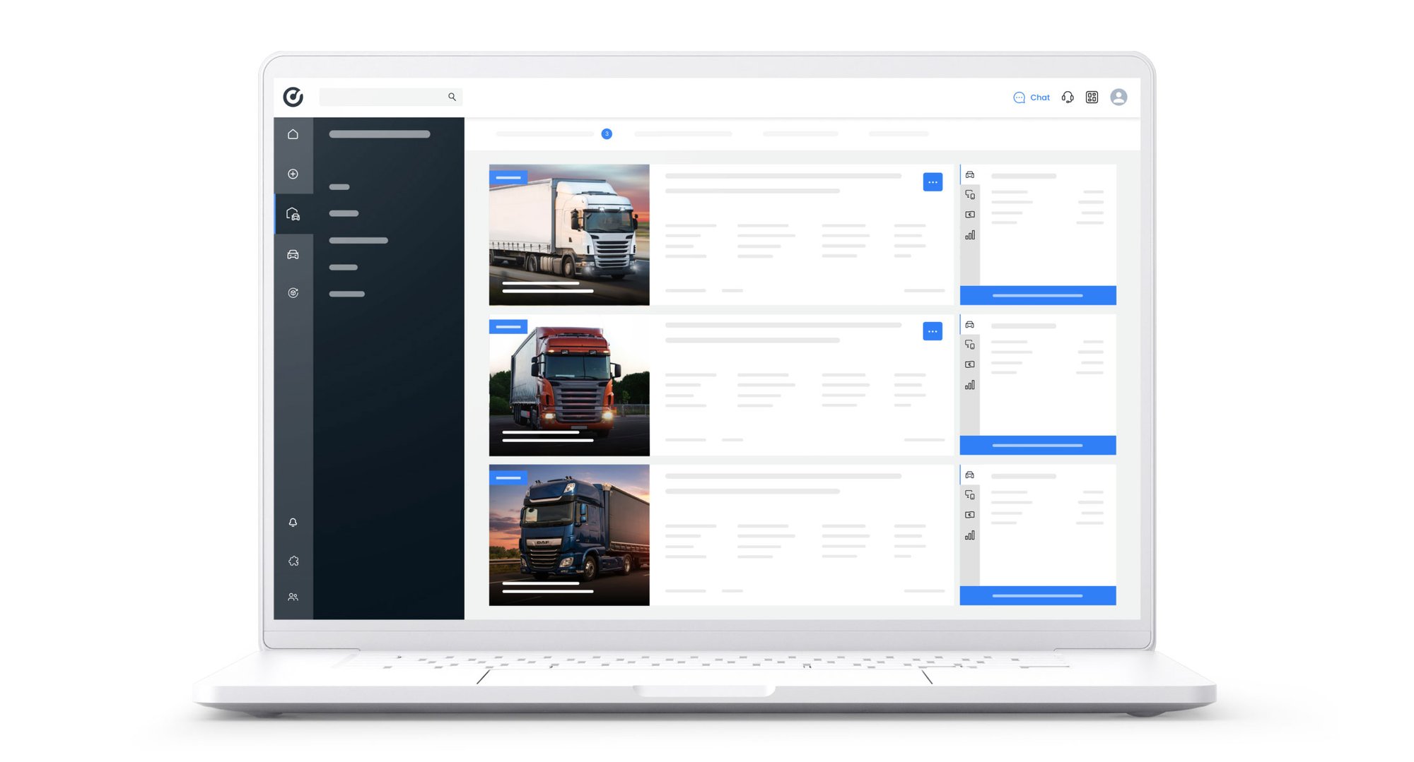 Mockup of buying & selling trucks on CarCollect Mockup of buying & selling trucks on CarCollect