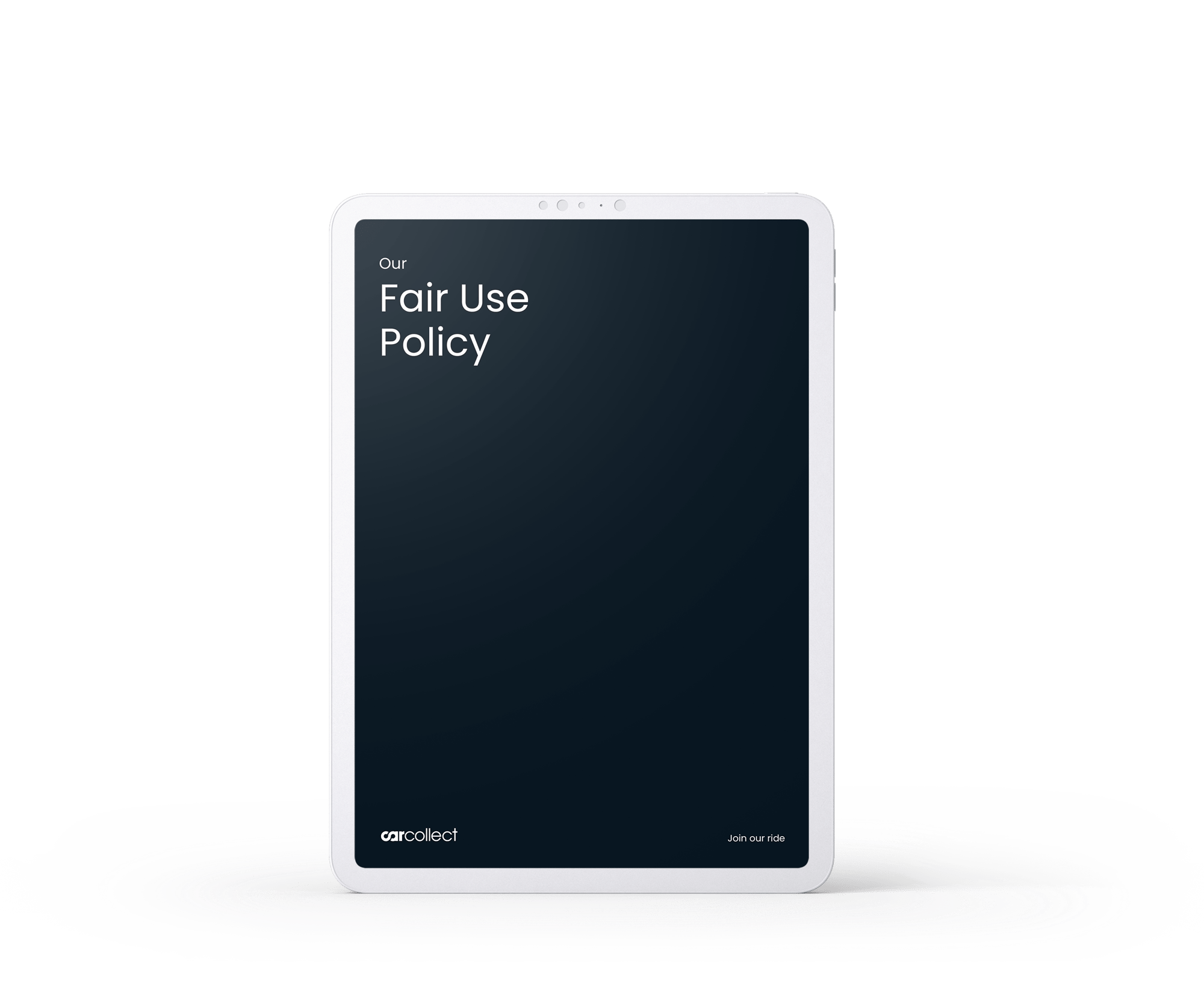 Our Fair Use Policy - tablet